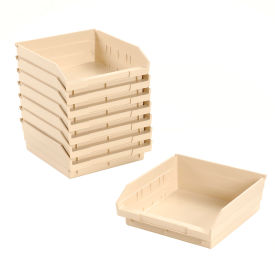 GoVets™ Plastic Nesting Storage Shelf Bin 11-1/8