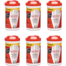 Sani Professional® No-Rinse Sanitizing Multi-Surface Disinfecting Wipes 175/Canister 6/Carton P66784