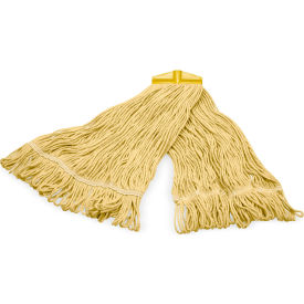 Carlisle® High Grade Looped End Mop w/ ACME Thread Connection Yellow - Pkg Qty 12 369440B04