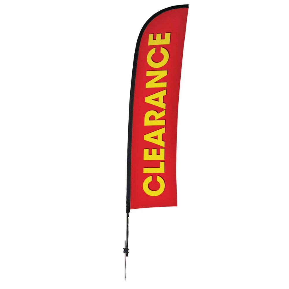 Safety Signs, Family: Architectural Sign , Sign Type: General Information , Sign Header: None , Legend: Clearance Red , Message/Graphic: Message & Graphic  MPN:908120-006