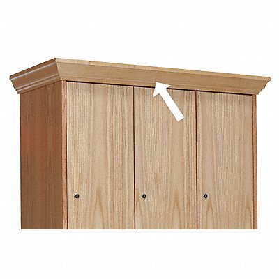 Example of GoVets Locker Tops and Crown Molding category