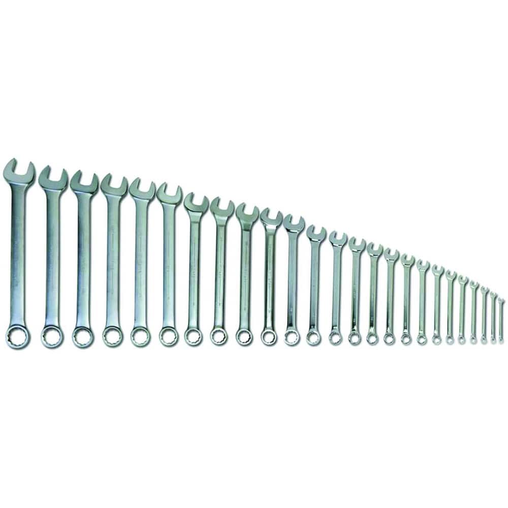 Wrench Sets, System Of Measurement: Inch , Container Type: Plastic Tray , Wrench Size: 1/4 to 2 in , Material: Steel , Overall Length: 4-1/4, 17  MPN:JHWWS1190SCA