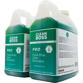 CleanBoss Pro Odor Eliminator Concentrate Fresh Pine Scent 1/2 Gallon Bottle 4/Case 12059099