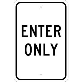 Aluminum Sign - Enter Only - .080