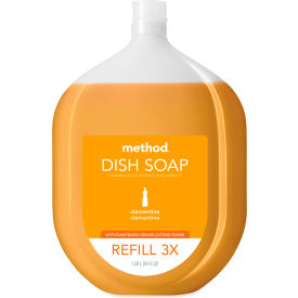 Method® Dish Soap Refill Tub Clementine Scent 54 oz Tub 4/Carton MTH10576