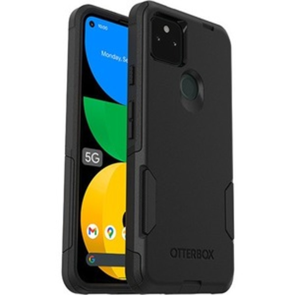 OtterBox Commuter Series Antimicrobial Case For Google Pixel 5a 5G Smartphone, Black (Min Order Qty 3) MPN:77-82203