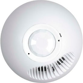 Hubbell OMNI PIR/Ultrasonic Ceiling Low Voltage Sensor with 500 Sq Ft Range and Relay & Photocell OMNIDT500RP