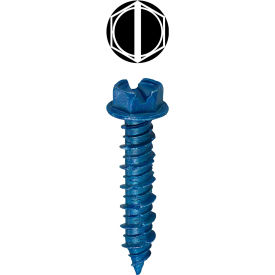 L.H.Dottie® Concrete Screw Anchor Kit Phillips Hex Washer Head 1/4