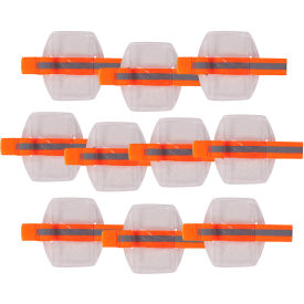 Ergodyne® Squids® 3386 Arm Band ID/Badge Holder One Size Hi-Vis Orange Pack of 10 19976