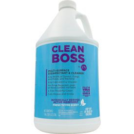 CleanBoss Pro Multi-Surface Disinfectant & Cleaner Fresh Thyme 1 Gallon Bottle 4/Case A00296-FT