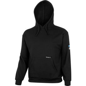Oberon™ Men's Flame Resistant Heavyweight Pullover Hoodie S Black ZFC107-S