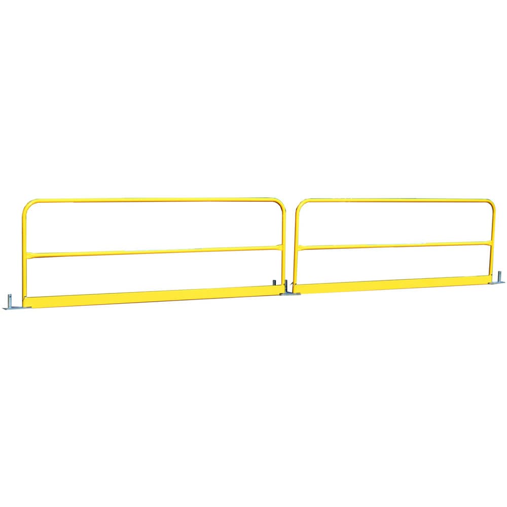 Pipe Rail Kits, Kit Type: Straight , Material: Steel , Pipe Size: 1.66 , Color: Yellow , Overall Length: 120.00in  MPN:409269S