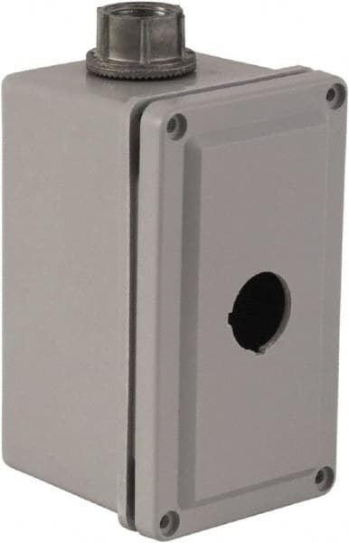 1 Hole, 30mm Hole Diameter, Plastic Pushbutton Switch Enclosure MPN:9001SKY1