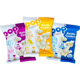 POPTIME Kettle Cooked Popcorn Variety Case 1 oz 24 Count 20902646