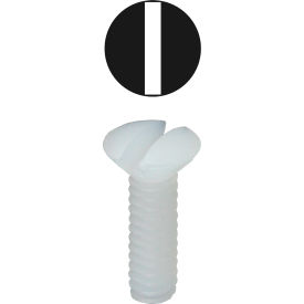 L.H.Dottie® Oval Head Wall Plate Screw Slotted Nylon #6-32 x 1/2