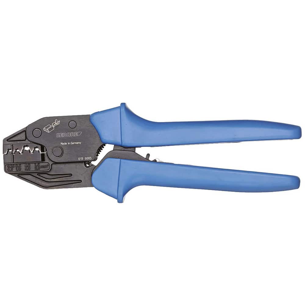 Crimpers, Handle Style: Straight , Type: Crimp Wrench , Maximum Wire Gauge: 10AWG , Features: Releasable Positive Locking, Kind-to-hands Formed Handles  MPN:2836831