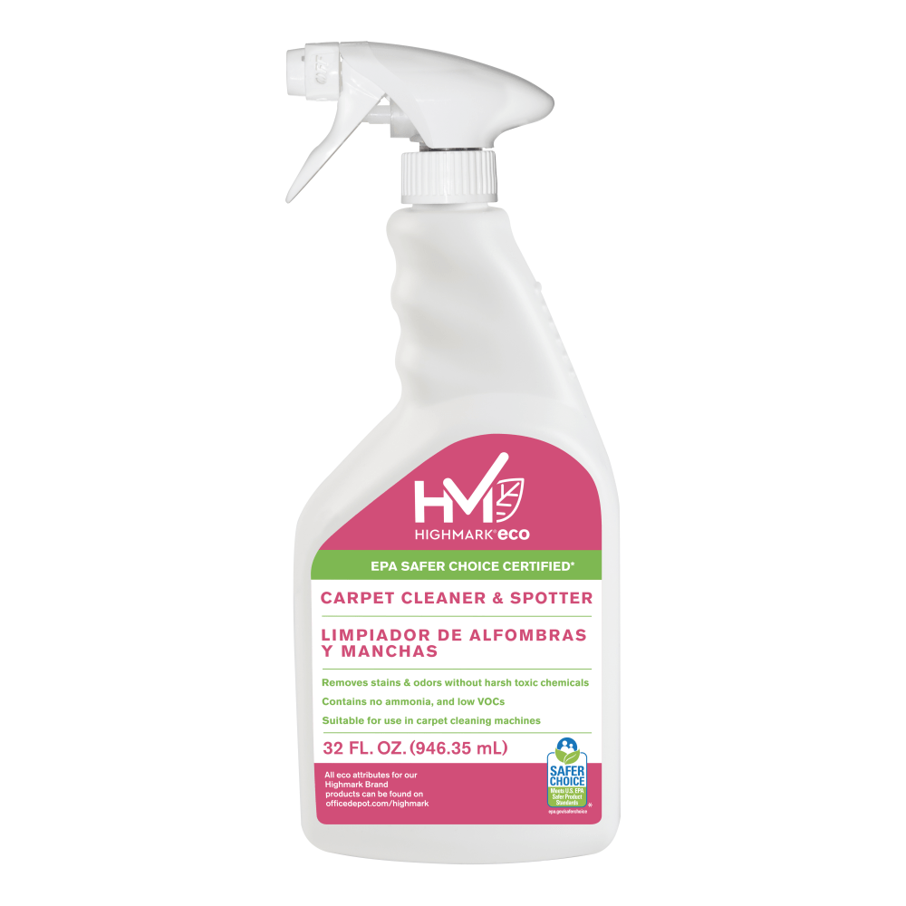 Highmark ECO Ready-To-Use Carpet Cleaner And Spotter, 32 Oz (Min Order Qty 15) MPN:504RTUEA