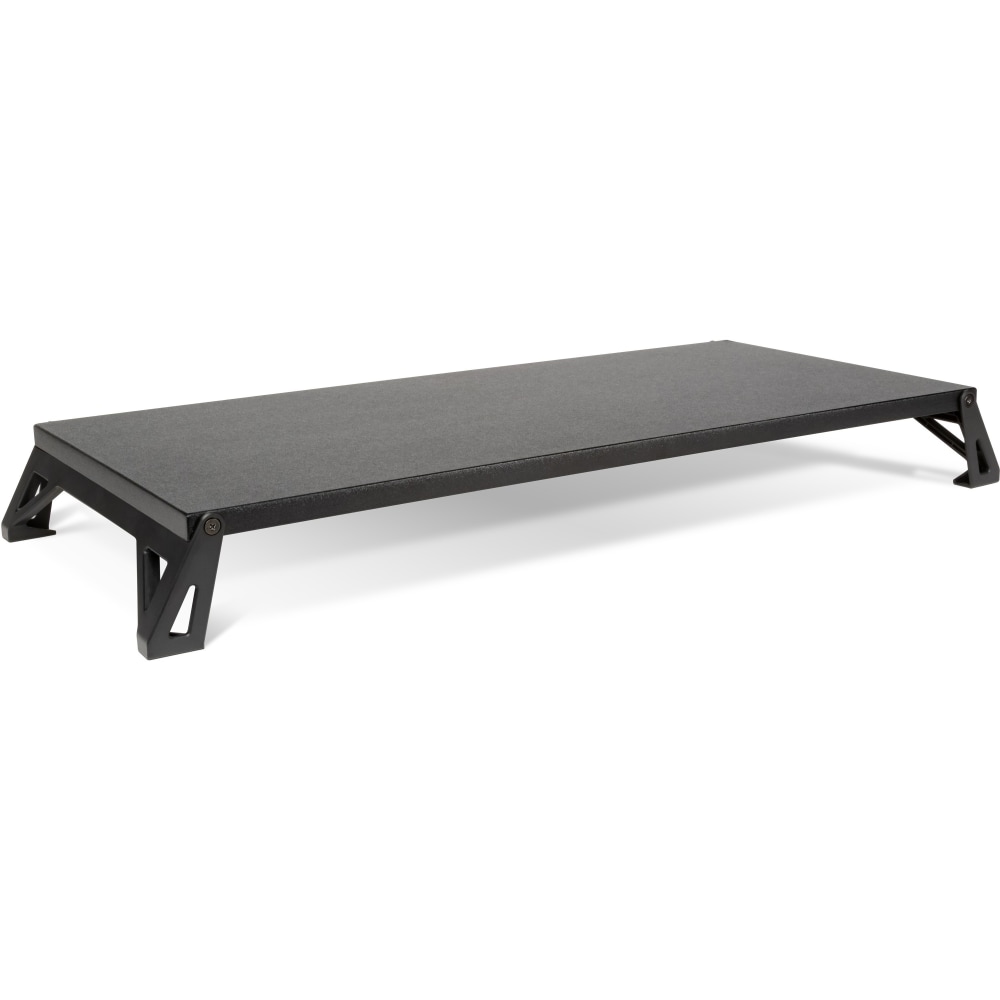 Allsop Dual-Height Lo Riser Monitor Stand For 32in Screen Support, 3inH x 24inW x 11-5/16inD, Black MPN:32511