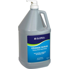 GoVets™ Orange Scrub Heavy Duty Hand Cleaner Orange ScentGallon Pump Bottle-4/Case 450641
