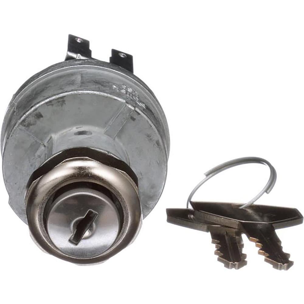 Automotive Switches, Switch Type: Ignition Switch-12v , Number Of Connections: 5 , Contact Form: .25 Blade , Sequence: ACC-Off-On/ACC-Start , Amperage: 30  MPN:31-498-01P