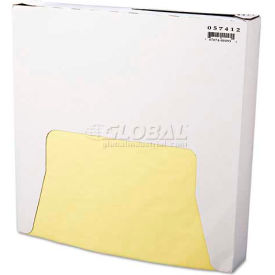 Bagcraft Papercon® Grease-Resistant Wrap/Liner 12 x 12 Yellow BGC 057412