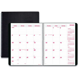 Brownline® DuraFlex 14-Month Planner 8.88 x 7.13 Black 2024 CB1200VBLK