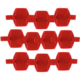 Ergodyne® Squids® 3386 Arm Band ID/Badge Holder One Size Red Pack of 10 19969