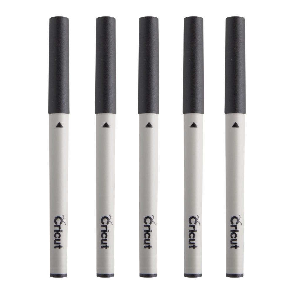 Cricut Multi Pen Set, Medium Point, Black, Set Of 5 Pens (Min Order Qty 4) MPN:2002948