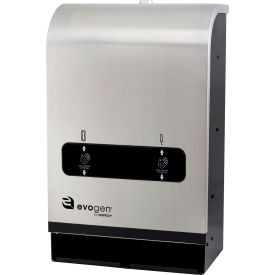 Hospeco® Evogen® EVNT4 Mini No Touch Dual VendorFree Stainless/Black EVNT4-SB