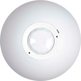 Hubbell OMNI PIR Ceiling Low Voltage Sensor with 450 Sq Ft Range Off White OMNIIR