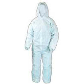 SMS Coverall Elastic Wrists & Ankles Attached Hood Zipper Front White 3XL 25/Case CVLSMSREG-HE-3XL
