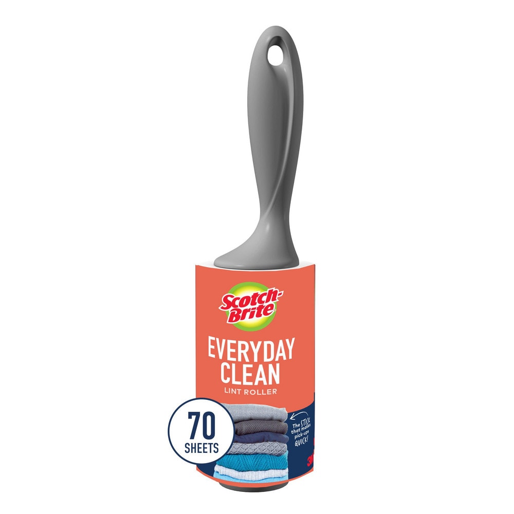 Scotch-Brite Everyday Clean Lint Roller 836RS-70, 4 in x 35.2 ft MPN:7100278464