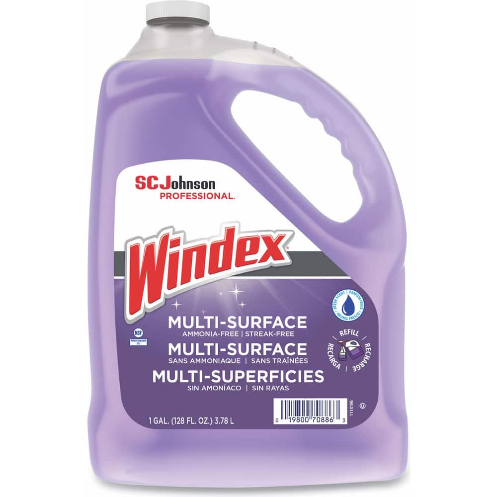 Windex Ammonia-Free Multi-Surface, Streak-Free Cleaner Refill, 128 oz, 4/case MPN:SJN697262