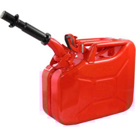 Wavian Jerry Can w/Spout & Spout Adapter Red 10 Liter/2.64 Gallon Capacity - 3013 3013