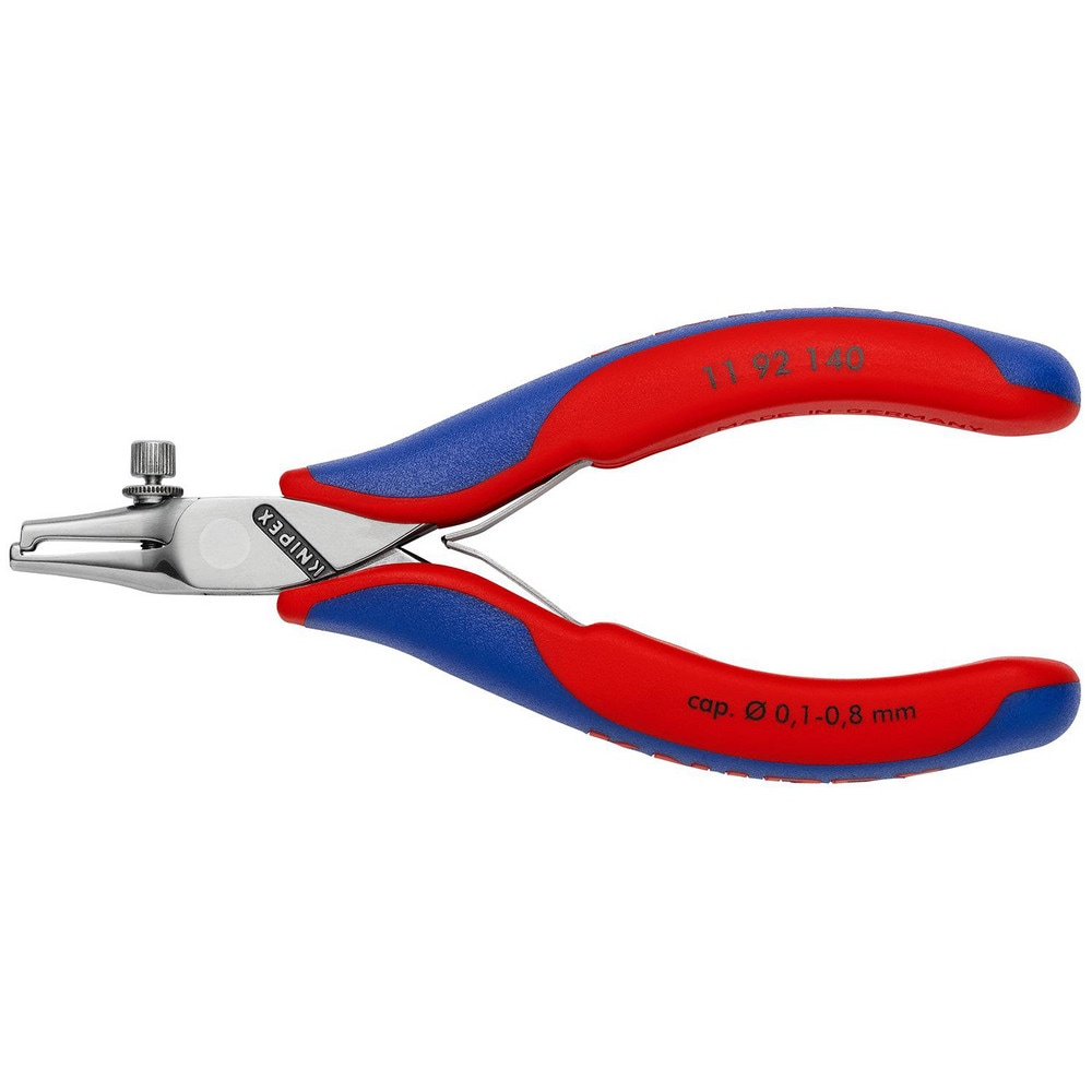 Wire & Cable Strippers, Maximum Capacity: 0.1 to 0.8 mm , Type: Electronics Wire Stripping Shears , Minimum Wire Gauge: 8-10 AWG , Insulated: No  MPN:11 92 140
