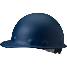 Honeywell Roughneck P2A Front Brim Hard Hat 8 pt. Ratchet Suspension Type 1 Class C & G Blue P2ARW71A000