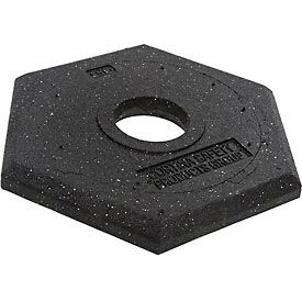 Rubber Delineator Base 15 lb. Replacement Base 03-731