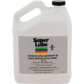 Super Lube Synthetic Extra Lightweight Oil 1 gal Bottle ISO 46 Clear - Pkg Qty 4 53040