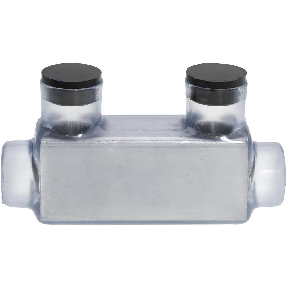 Push In Wire Connectors, Connector Type: Tap , Compatible Wire Size (AWG): 600kcmil, 6AWG , Number Of Ports: 2 , Overall Length: 6.00 , Connector Color: Clear  MPN:ISR-600C