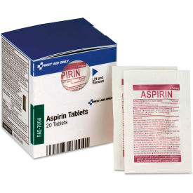 First Aid Only™ SmartCompliance Aspirin Refill 2/Packet 10 Packet/Box FAOFAE7004