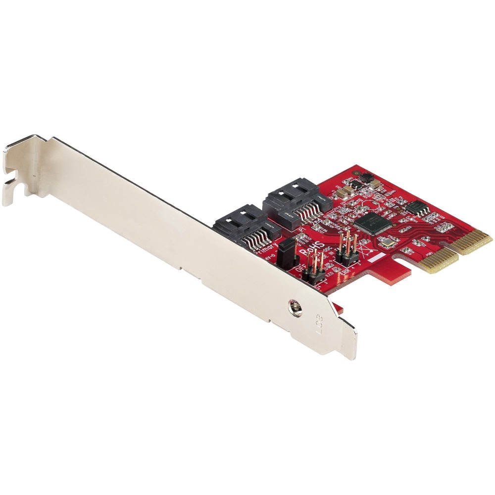 StarTech.com SATA PCIe Card, 2 Port PCIe SATA Expansion Card, 6Gbps SATA, PCI Express to SATA Adapter, SATA RAID, PCIe to SATA Converter MPN:2P6GR-PCIE-SATA-CARD