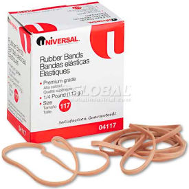 Universal® Rubber Bands Size 117 7 x 1/8 50 Bands/1/4lb Pack UNV04117