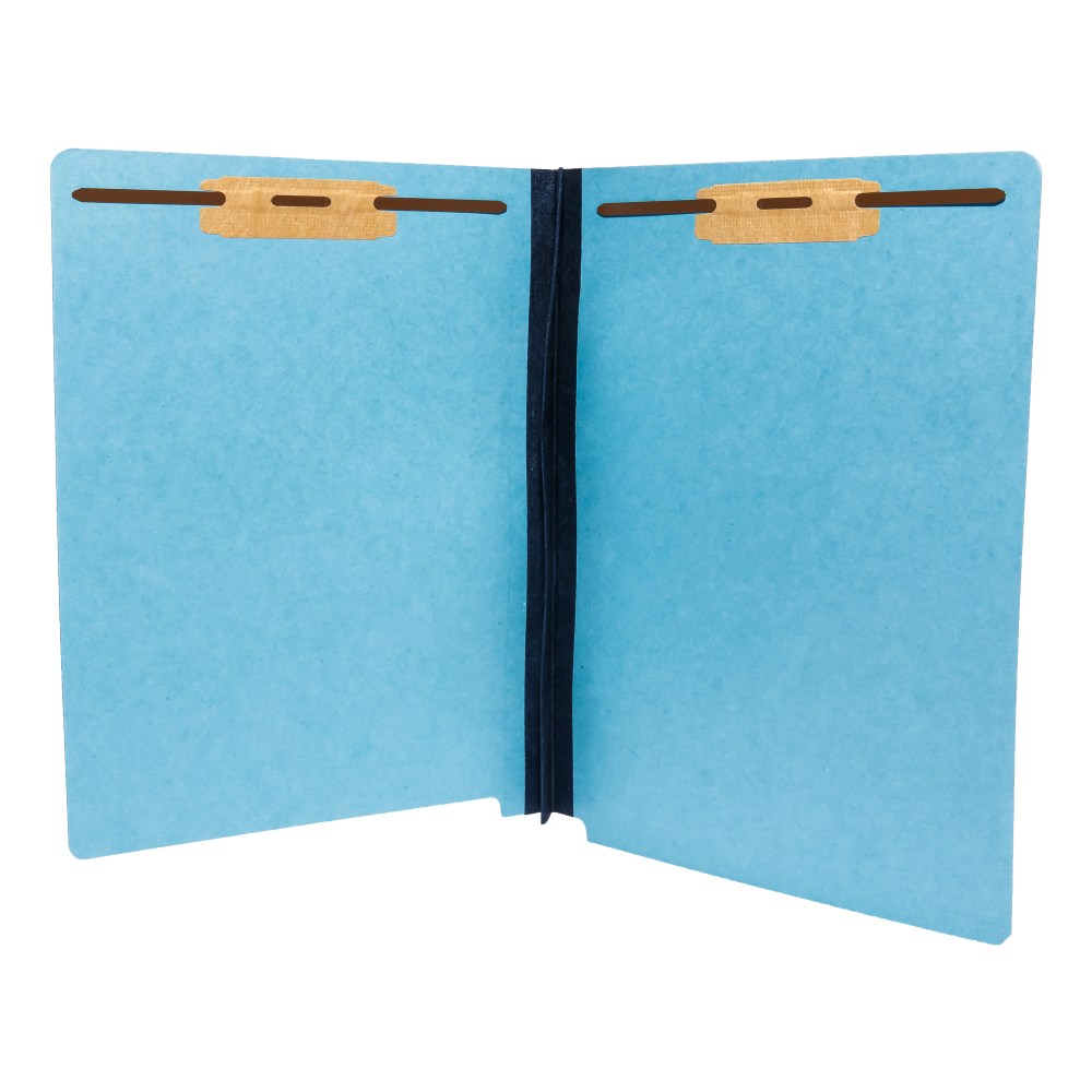 Expanding Pressboard Folders With 2 Fasteners, 2in Expansion, Letter Size, Light Blue, Box Of 25 (Min Order Qty 3) MPN:21222PR