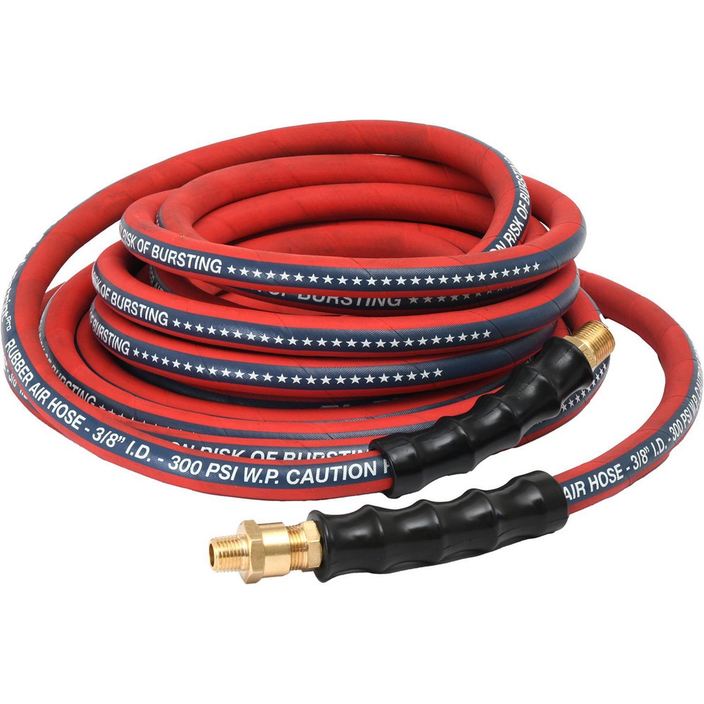 Air & Multi-Purpose Hose, Hose Type: Multipurpose Air Hose , Length Ft. (Feet): 25 , Type: Rubber Air Hose , Color: Red , Material: Rubber  MPN:PPPRO3825