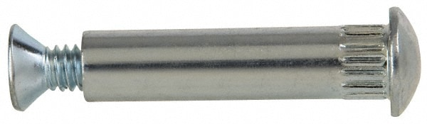 1/4-20 Thread Screw & Barrel, Flat Head, Phillips Drive, Steel Tamper Resistant Security Sex Bolt & Binding Post MPN:IEH5215