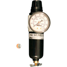 Milton 1142-2 Mini Piggyback Filter/Regulator Metal Bowl 1/4