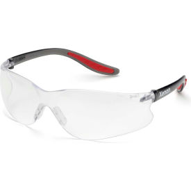 Elvex® Xenon™ Frameless Safety Glasses Anti-Fog Clear Lens Black Temples Pack of 12 WELSG14CAF