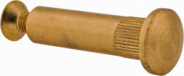 #10-32 Thread Screw & Barrel, Flat Head, Phillips Drive, Brass Tamper Resistant Security Sex Bolt & Binding Post MPN:IEH5005