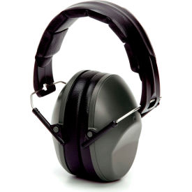 Pyramex® Low Profile Earmuff Fold-Away NRR 22dB Gray Each PM9010