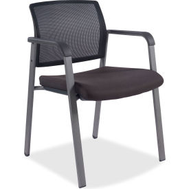 Lorell® Stackable Guest Chair - Black 30956